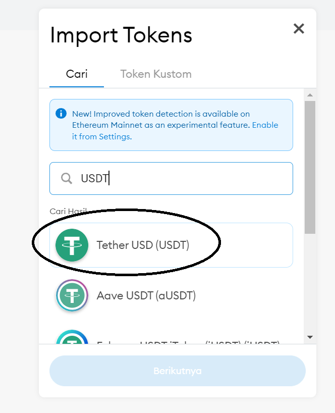 Cara Menambahkan Token Di Dompet Kripto Metamask