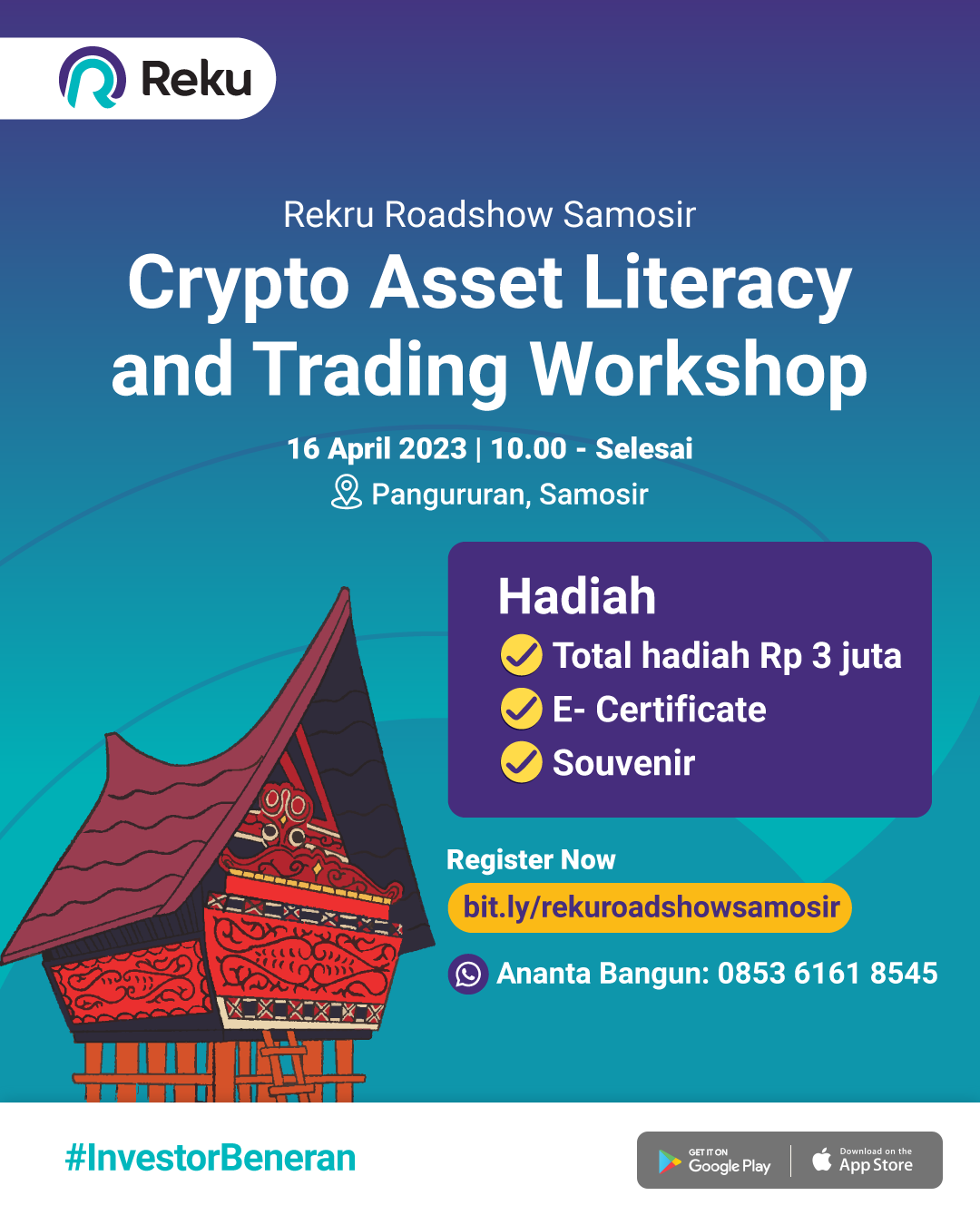 Bursa Kripto Reku Akan Gelar Roadshow Literasi Kripto Ke Samosir ...