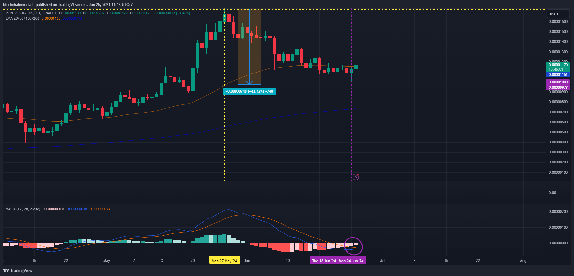 Analisis Harga PEPE