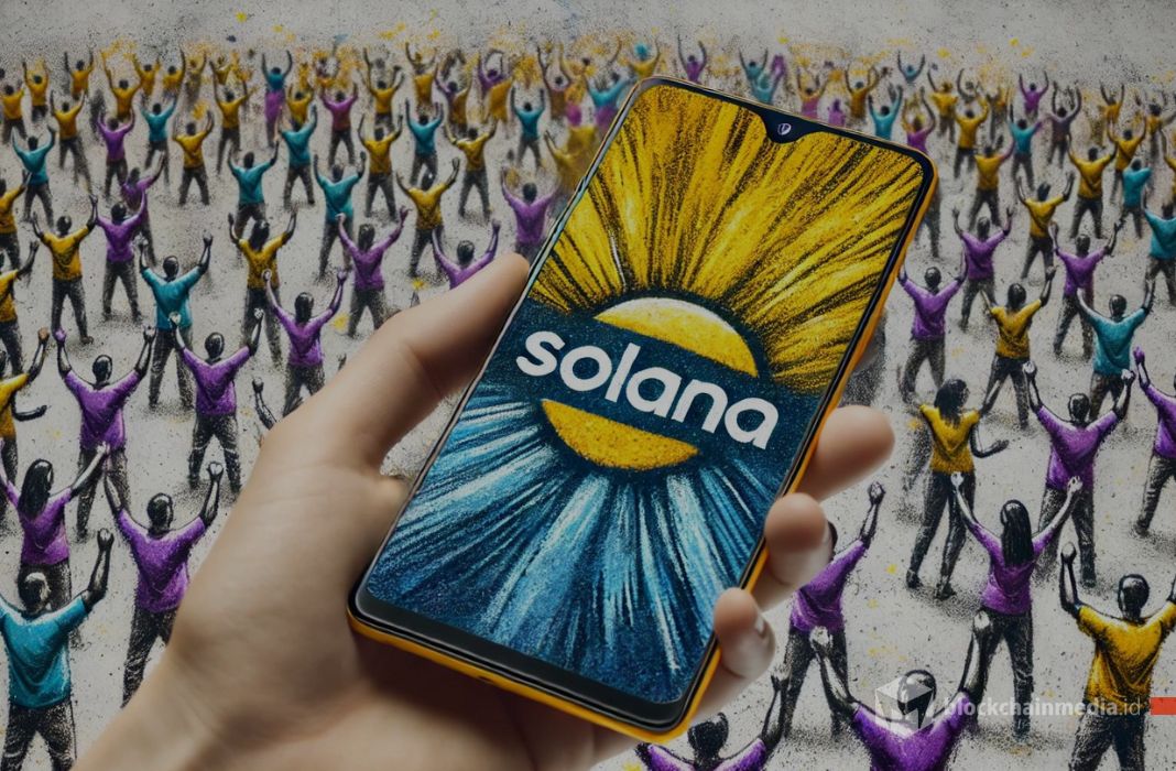 peluncuran smartphone Seeker yang berbasis blockchain oleh solana