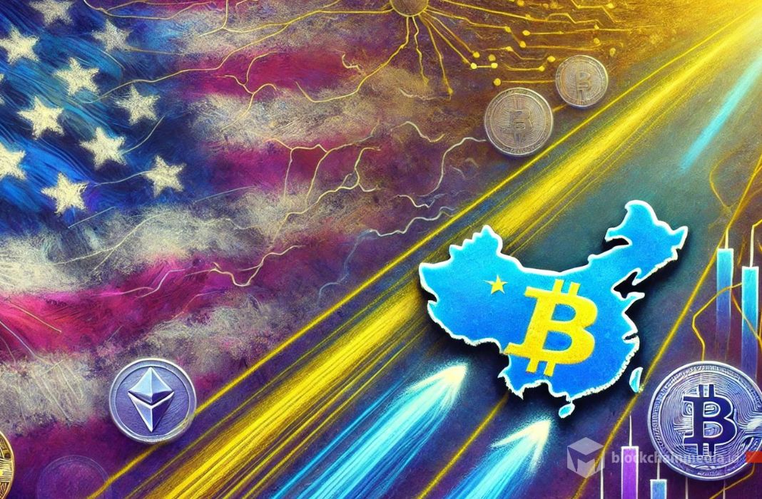 tiongkok tertinggal oleh Amerika Serikat pada industri kripto