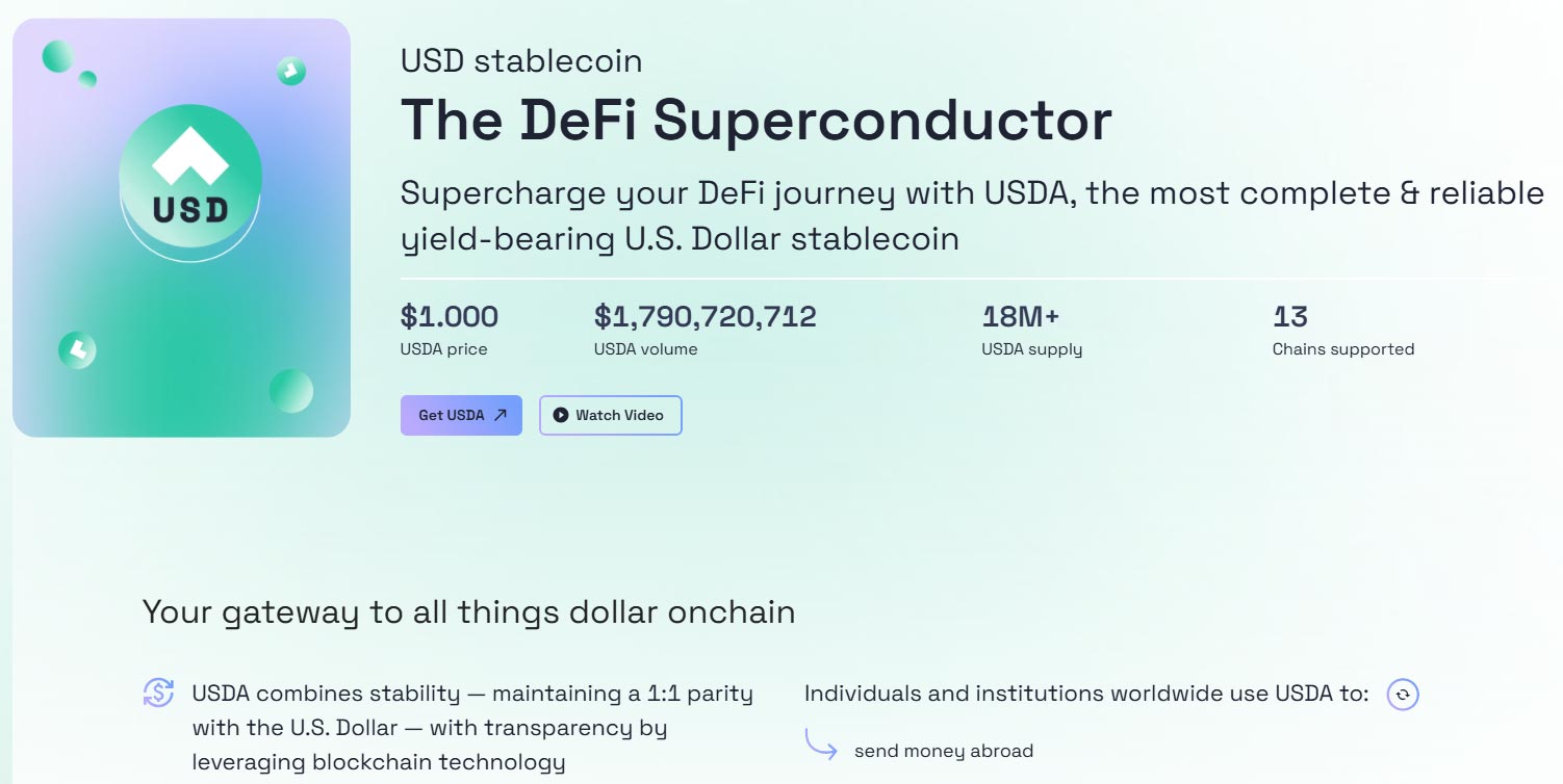 USDA stablecoin bernilai dolar dengan yield