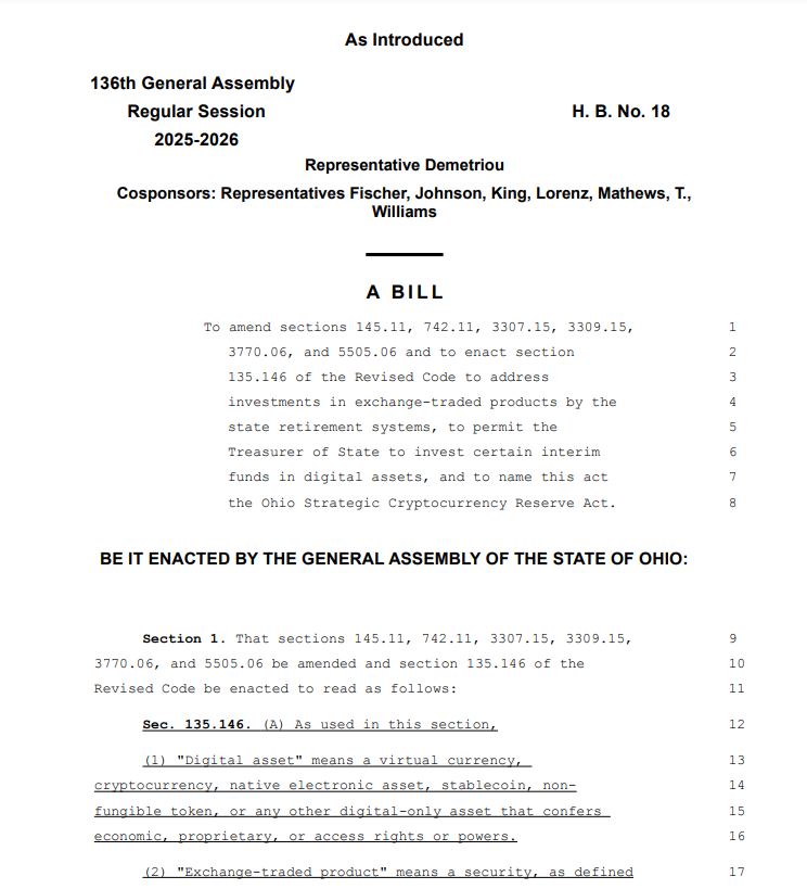 House Bill No.18