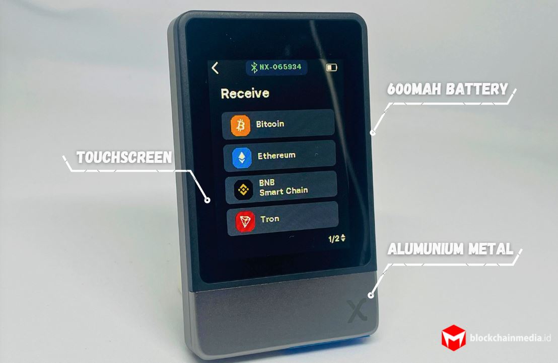 SecuX Neo-X Hardware Wallet - Blockchainmedia