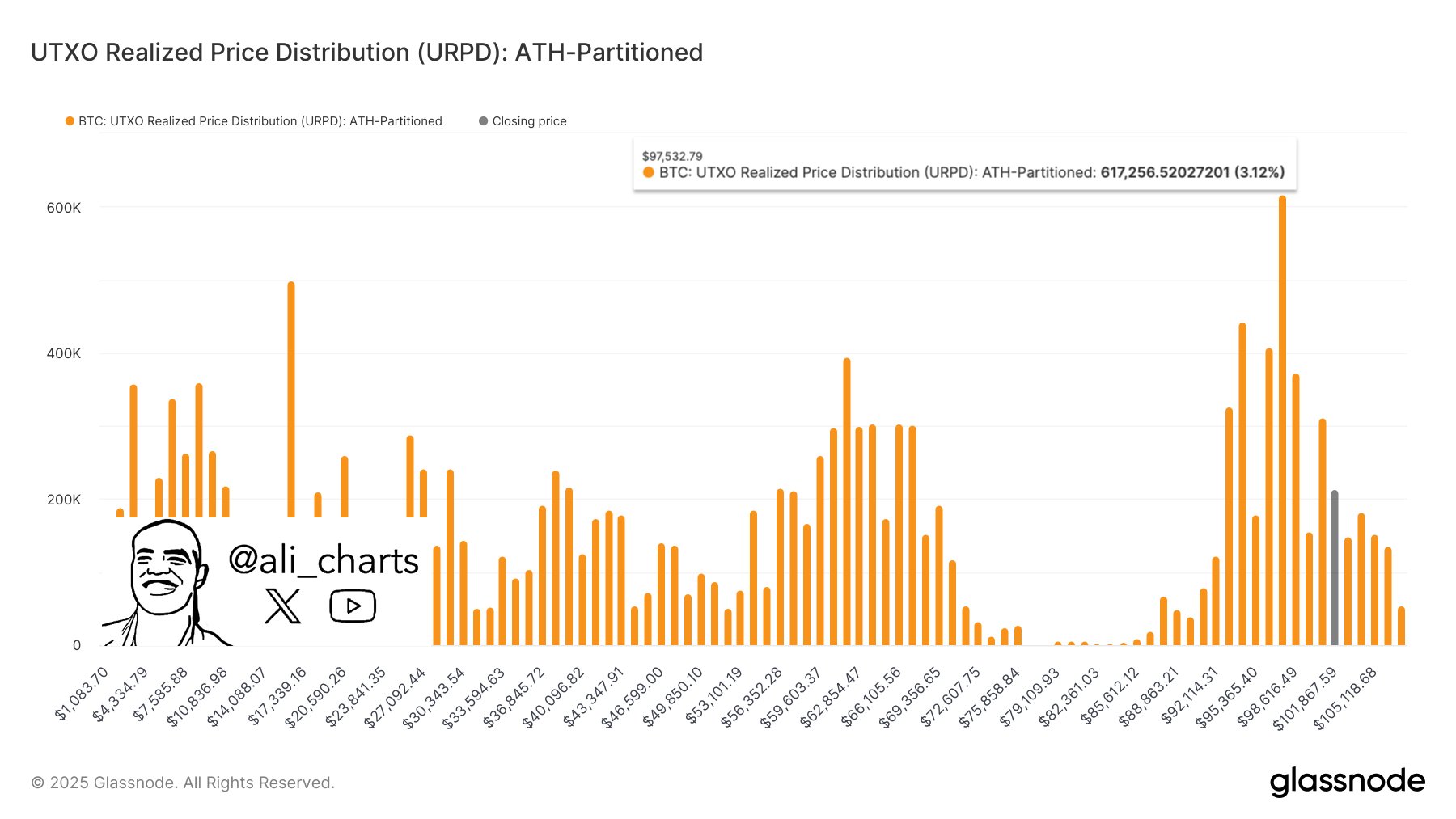 Support Level Kunci Bitcoin - Ali Martinez