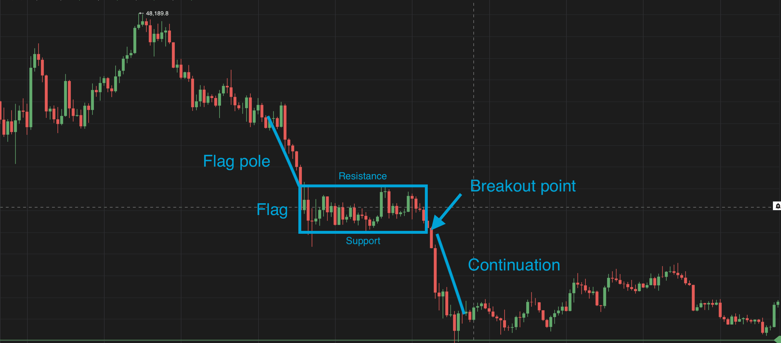 anatomi flag pattern