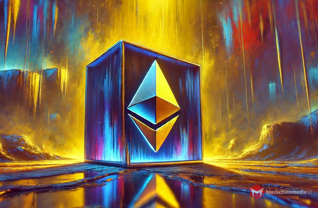 logo ethereum eth di dalam box