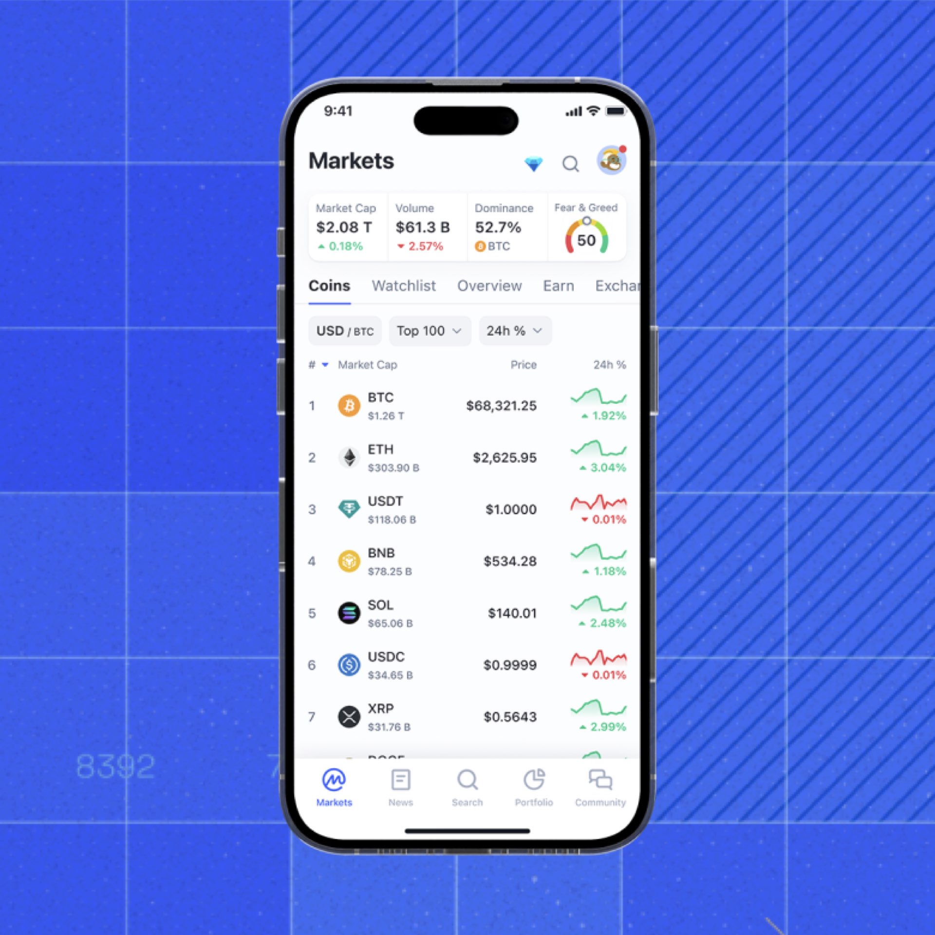 aplikasi kripto CoinMarketCap