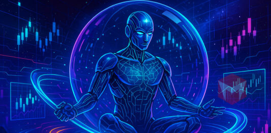 ilustrasi AI agent untuk trading kripto