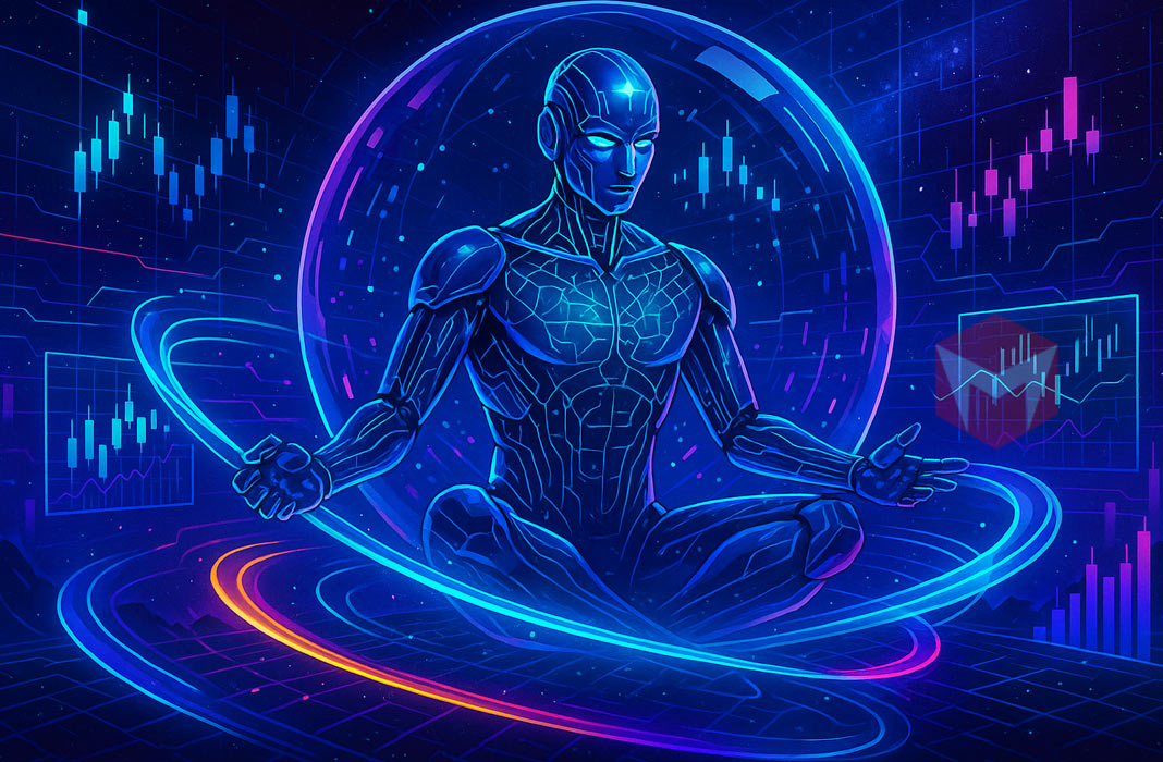 ilustrasi AI agent untuk trading kripto
