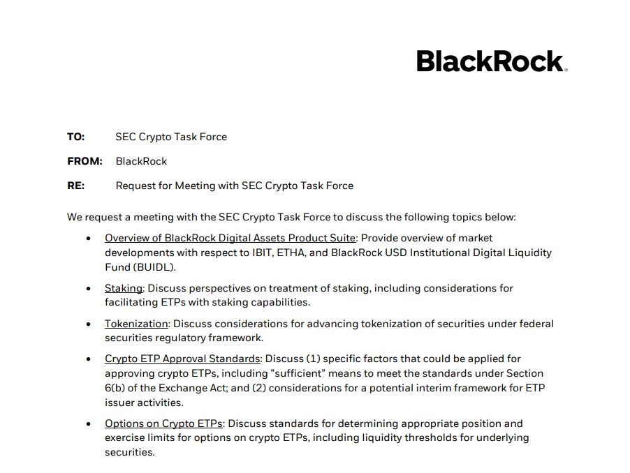 Memo Pertemuan SEC dan Blackrock