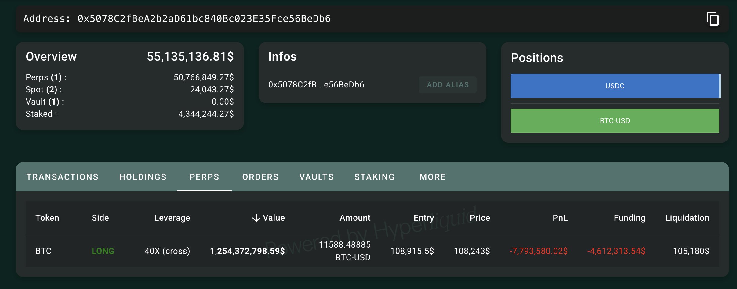 Pembukaan Posisi Long oleh JamesWynnReal - Lookonchain