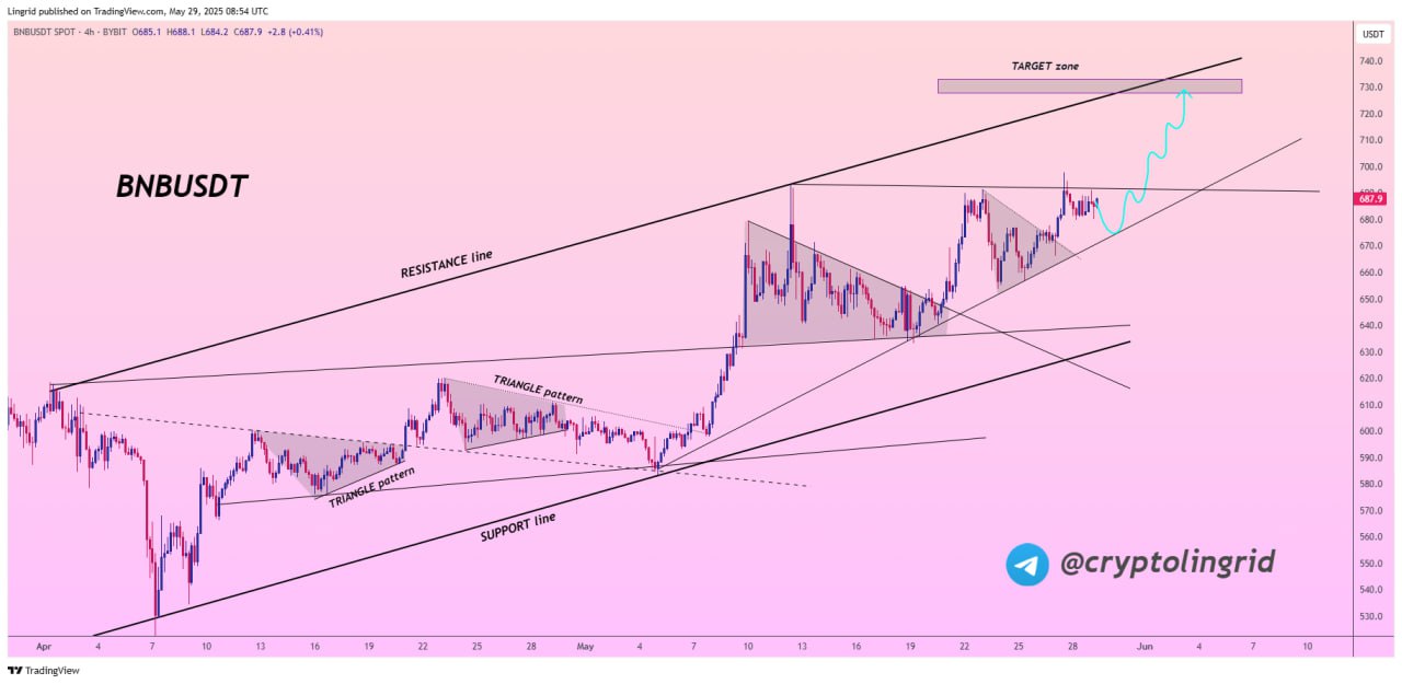 Prediksi Harga Coin Crypto BNB - Lingrid