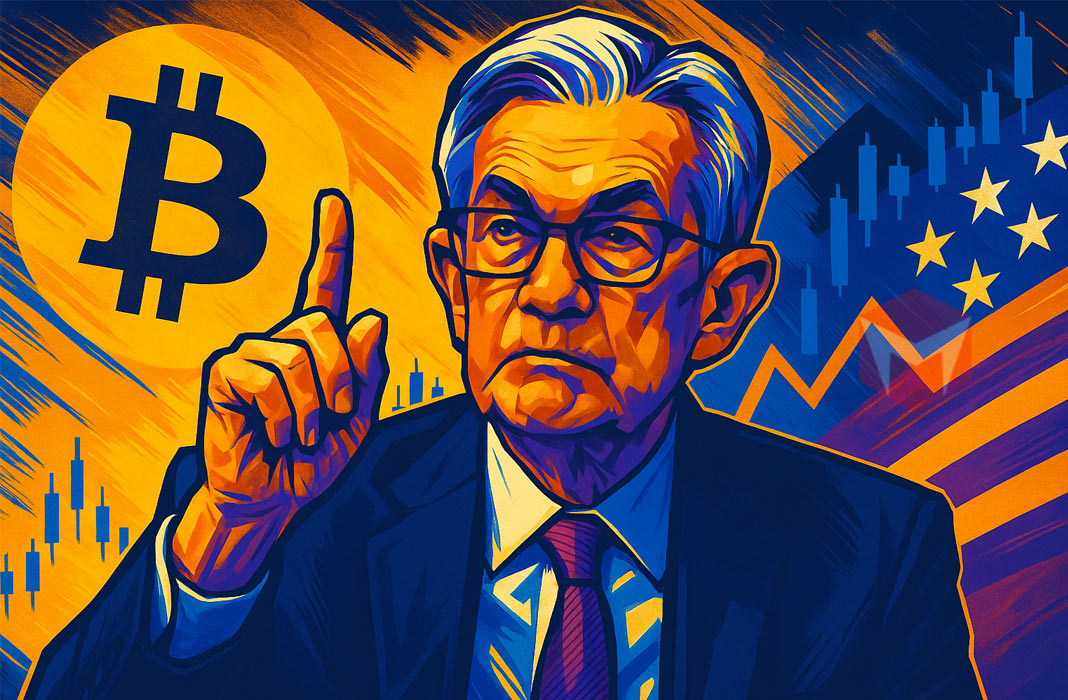 ilustrasi ketua the fed jerome powell suku bunga