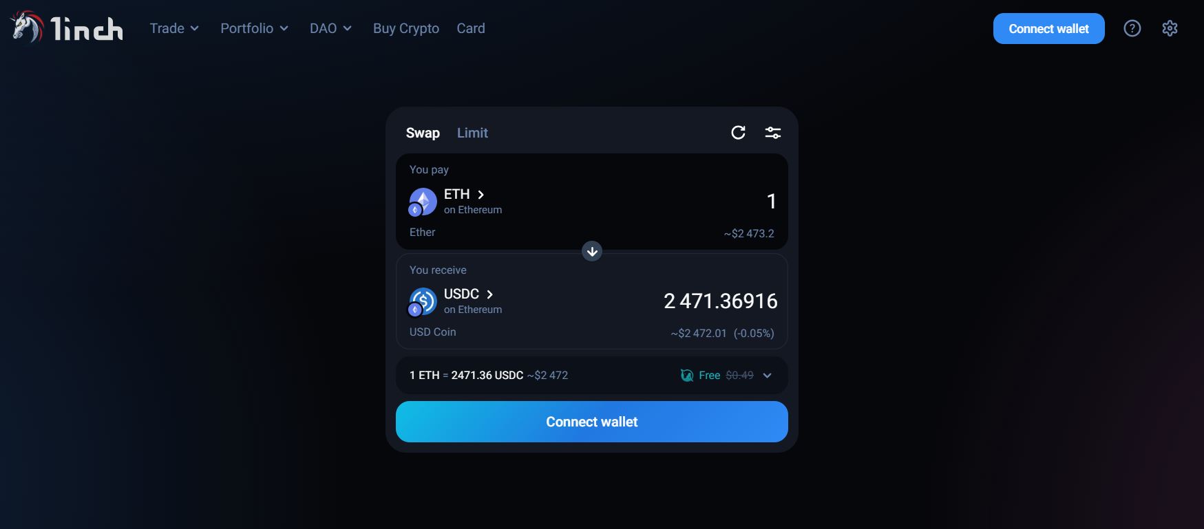 1inch ETH DEX