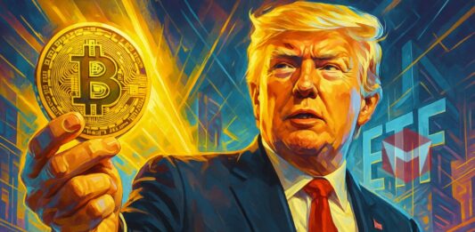 Donald Trump luncurkan produk bitcoin etf lewat truth social