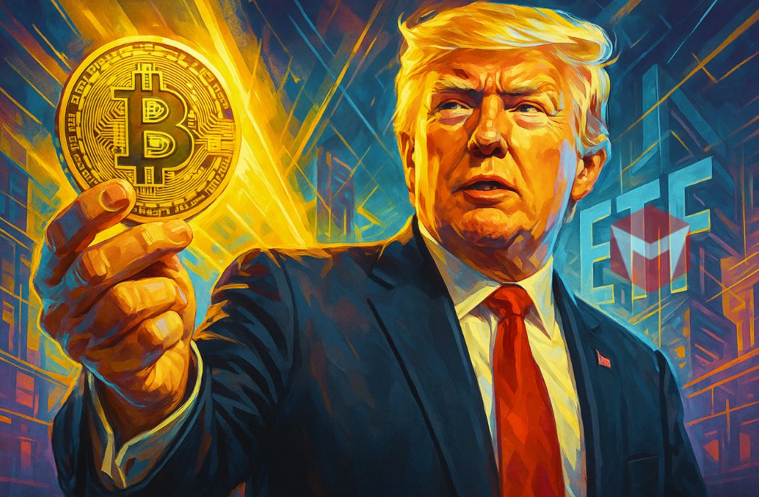 Donald Trump luncurkan produk bitcoin etf lewat truth social