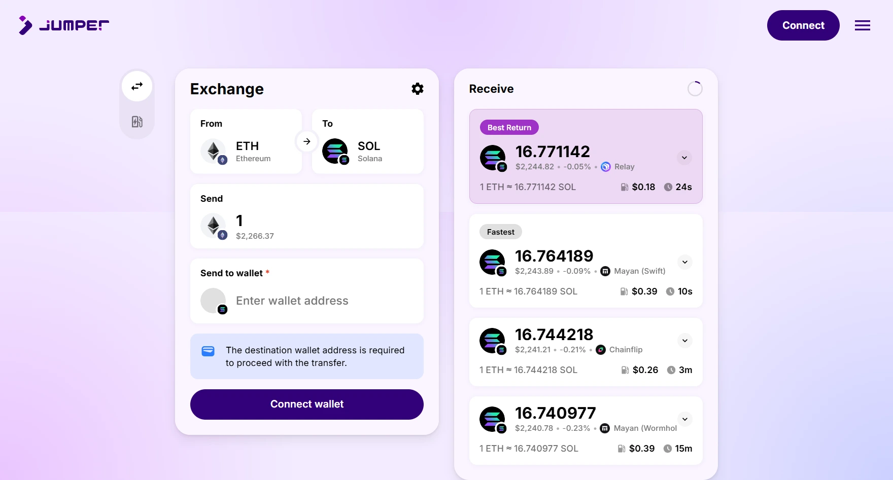 DEX crypto terbaik, Jumper Exchange