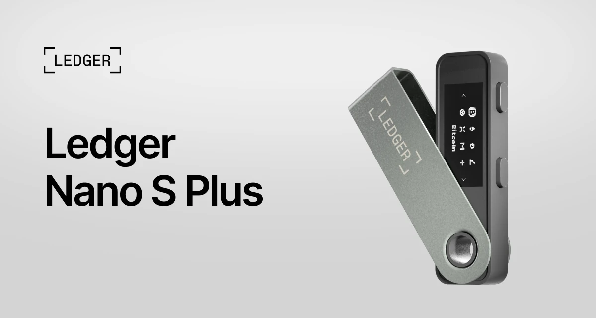 hardware wallet Ledger Nano S Plus