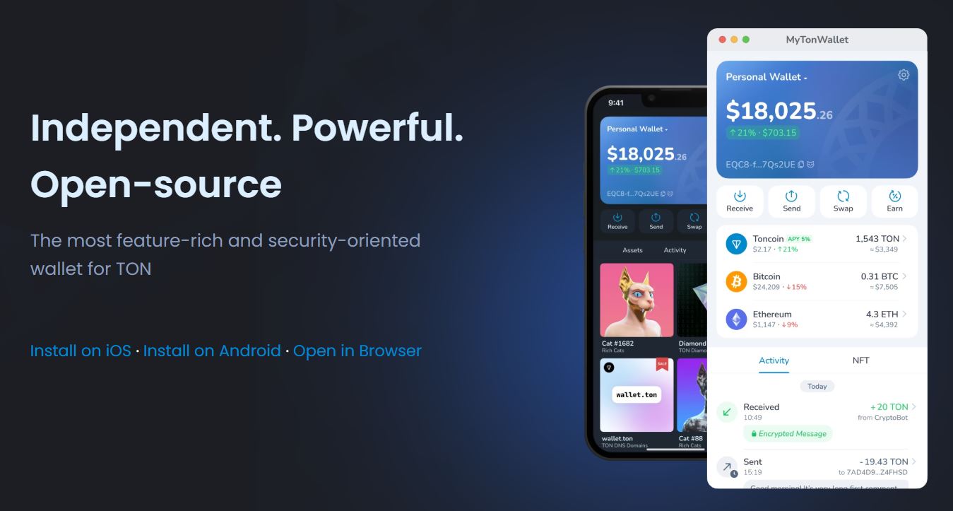 MyTonWalletBot dompet telegram
