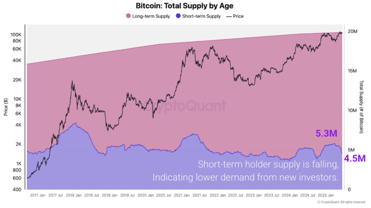 Penurunan Minat STH Terhadap Bitcoin - CryptoQuant