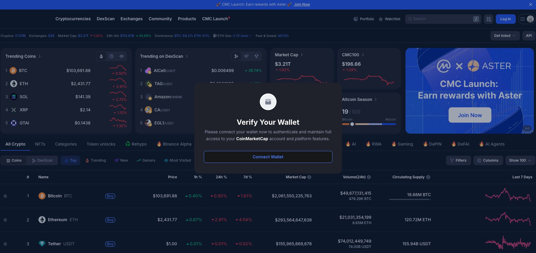Tampilan CoinMarketCap Setelah Diretas - Jameson Lopp