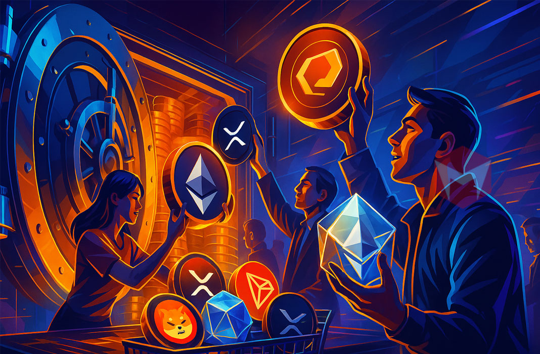 ilustrasi crypto bullish xrp eth
