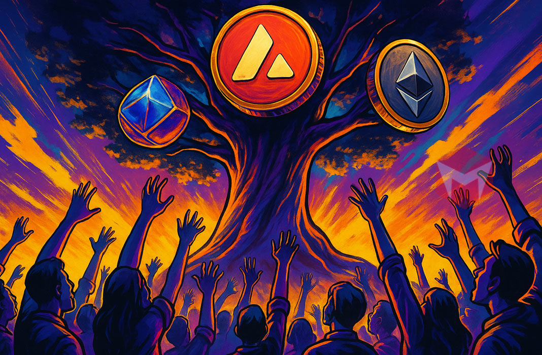 ilustrasi update harga crypto hari ini eth avax