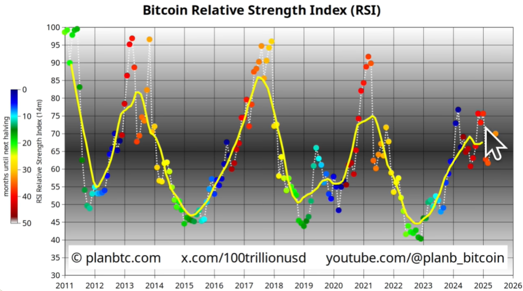 Bitcoin Relative Strength Index - PlanB