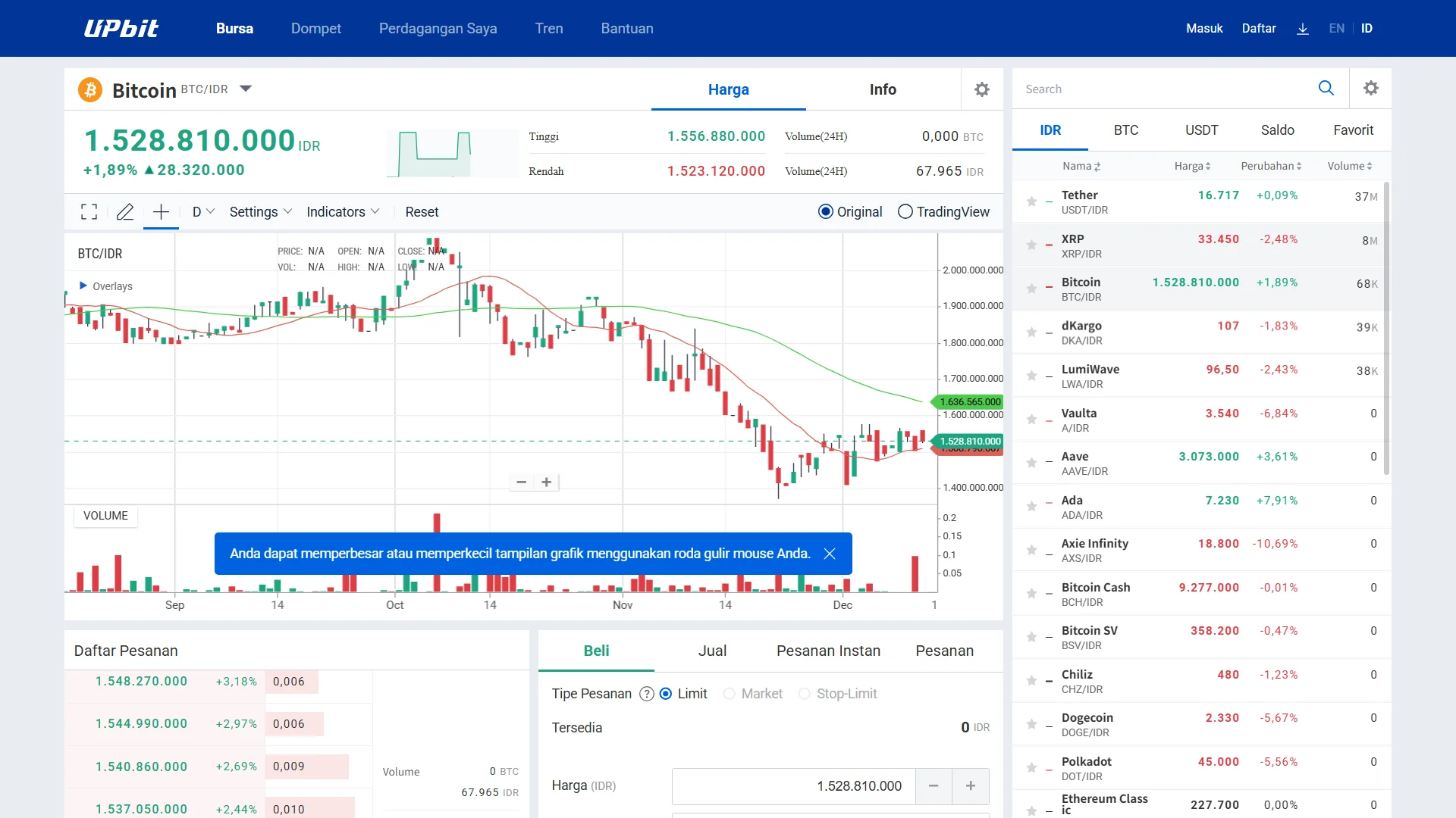 Exchange Crypto Terbaik di Dunia Upbit