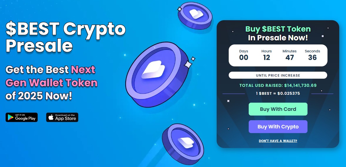 Presale token BEST dari proyek kripto dompet kripto Best Wallet