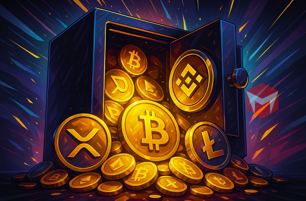 cadangan kripto binance penurunan