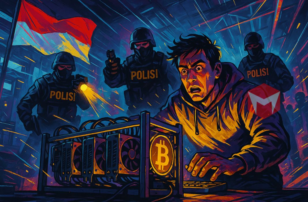 penambangan bitcoin ilegal di medan