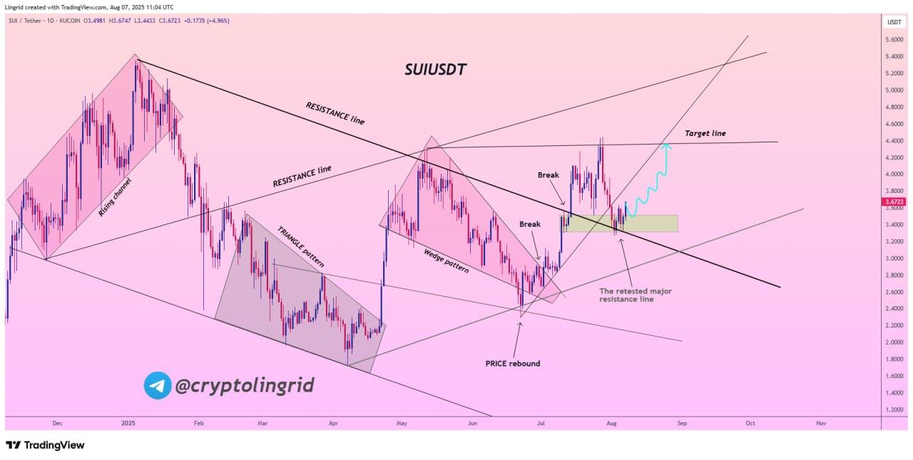 Setup Bullish SUI - Lingrid