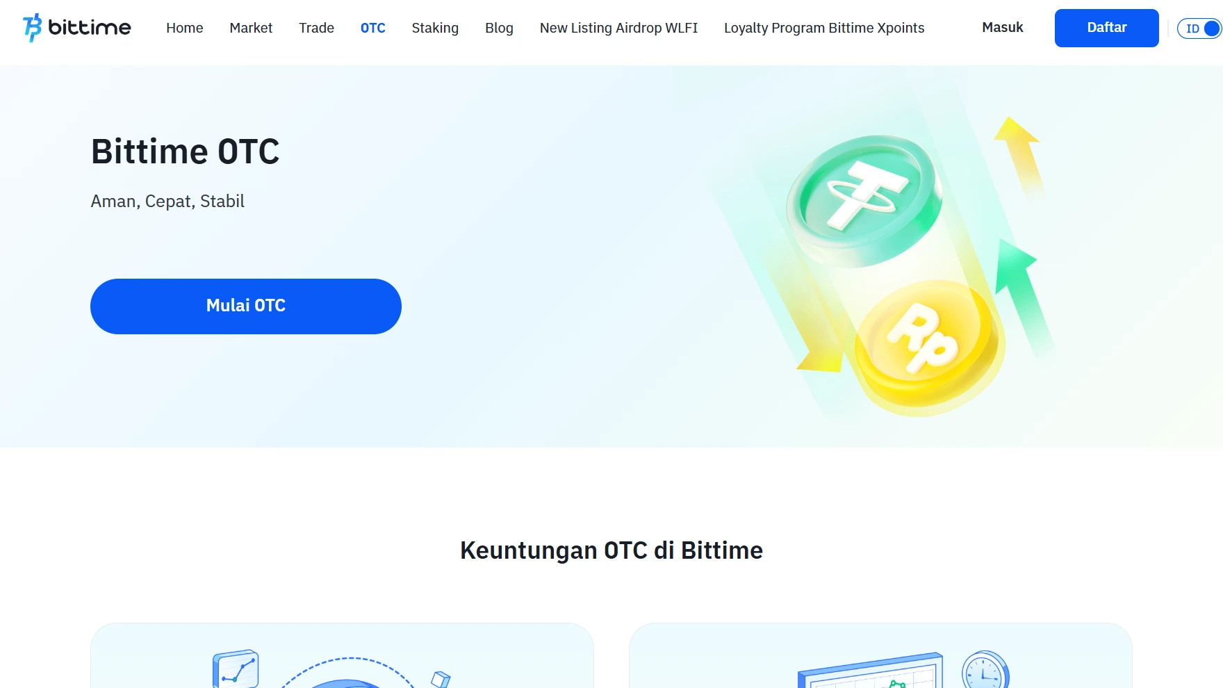 Platform OTC Crypto, Bittime OTC