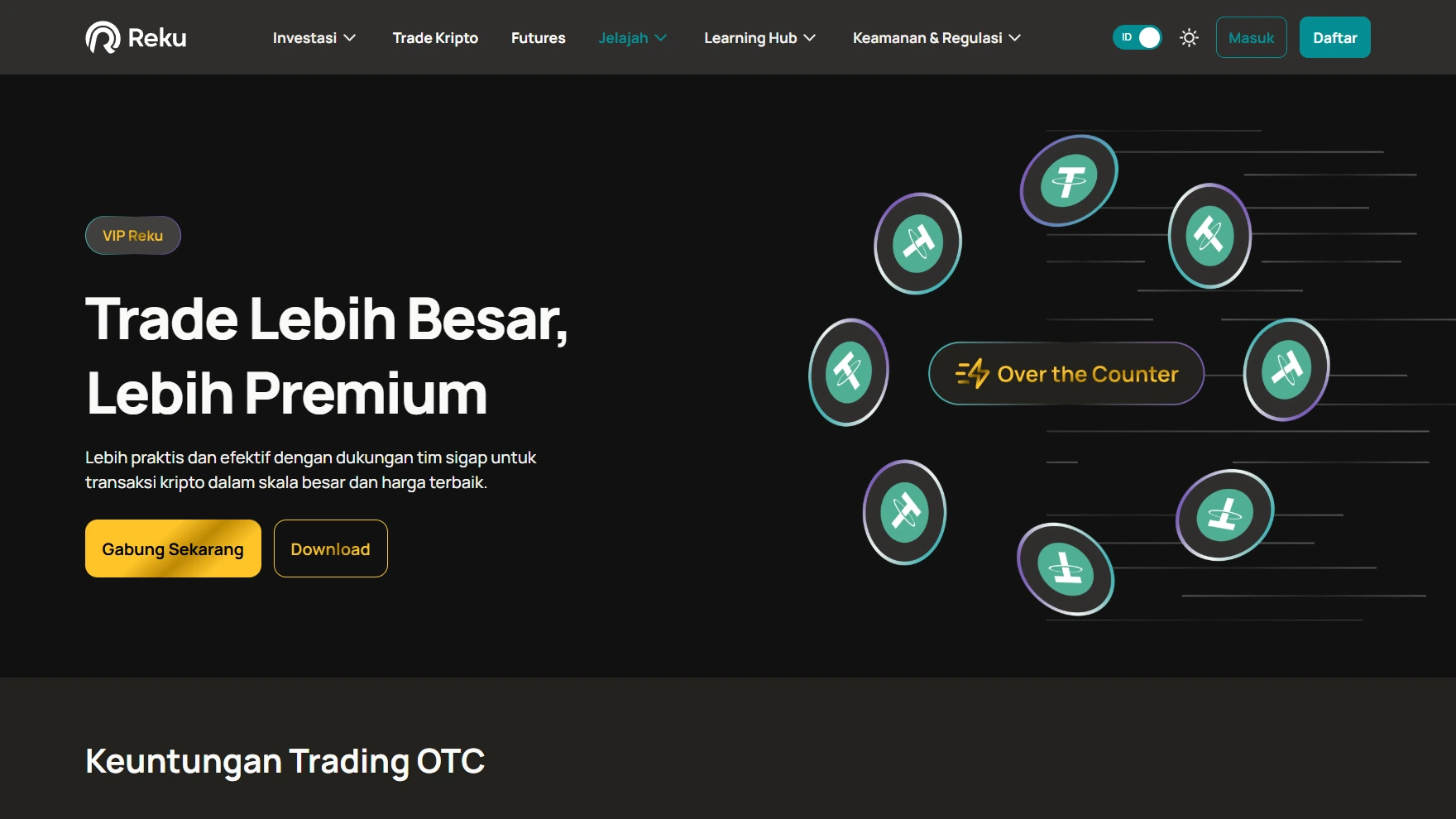 Platform OTC Crypto, Reku OTC