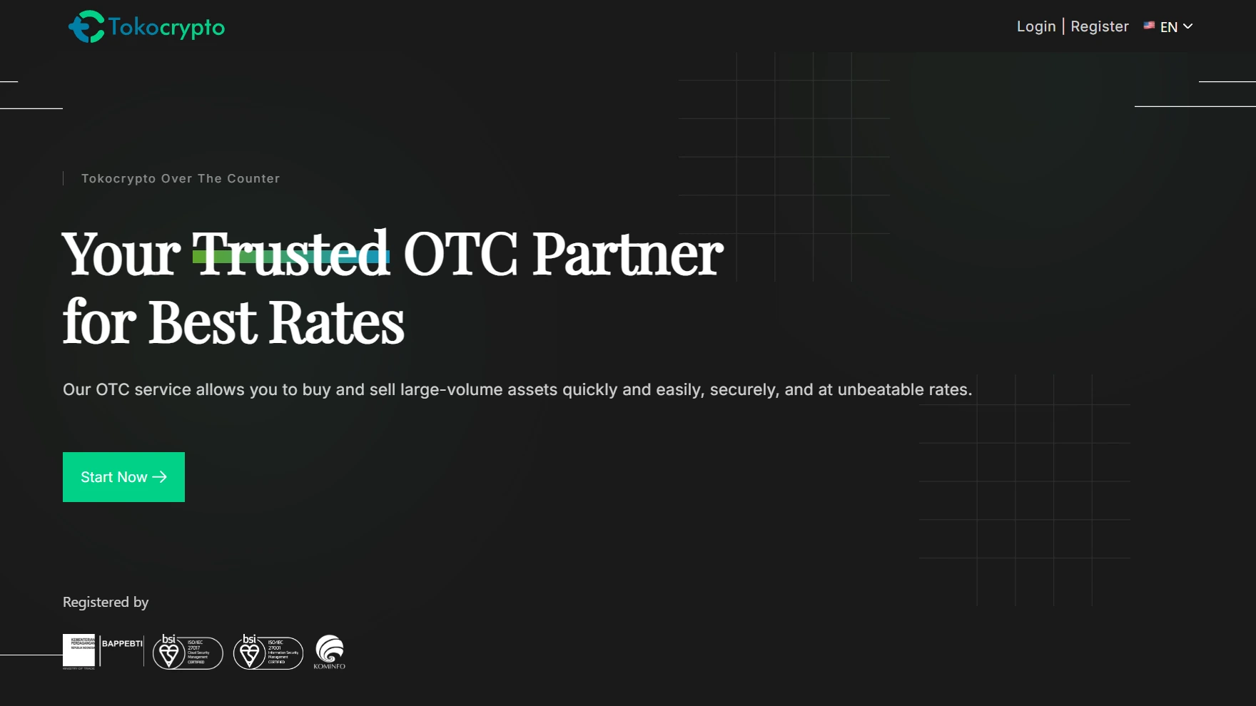 Platform OTC Crypto, Tokocrypto OTC
