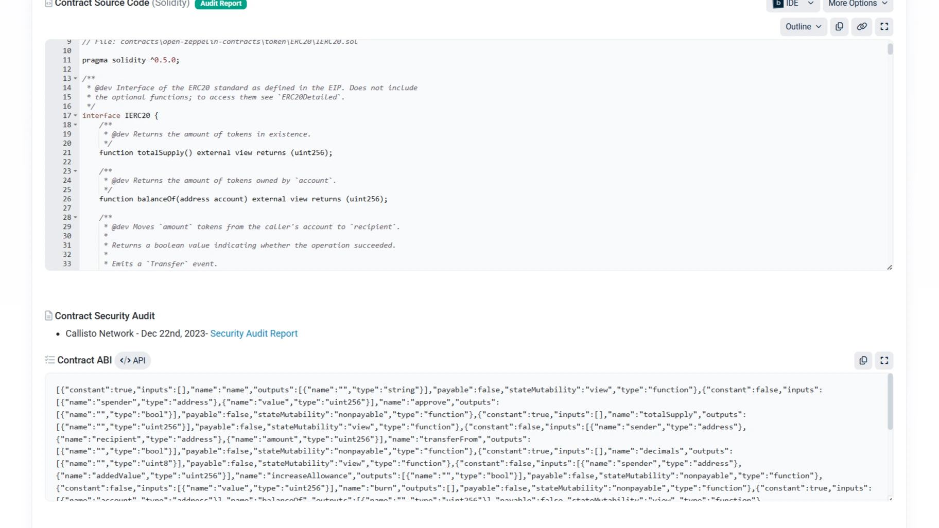Contoh smart contract Shiba Inu