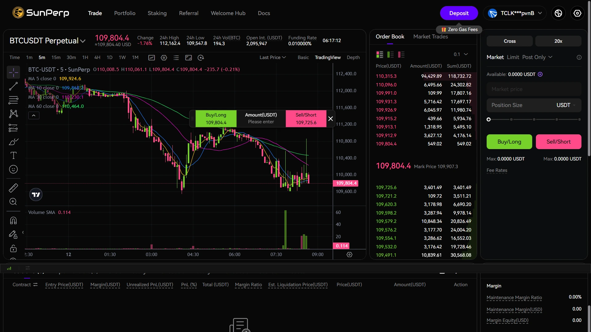 Perp DEX Terbaik Sun Perp