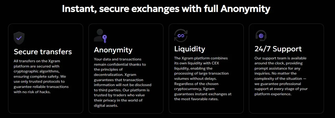Fitur Unggulan Platform Swap Kripto Xgram.io