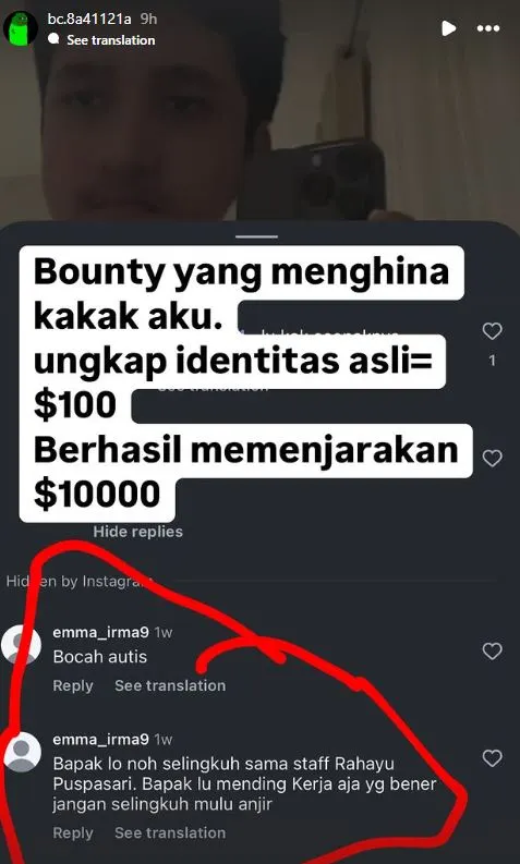 Hate Speech yang Ditujukan ke Keluarga Purbaya