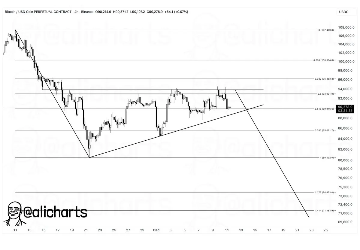 Prediksi Penurunan Harga Bitcoin Terbaru - Ali Martinez