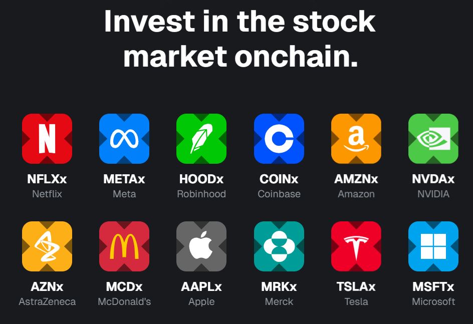 Tokenized Stocks di xStocks