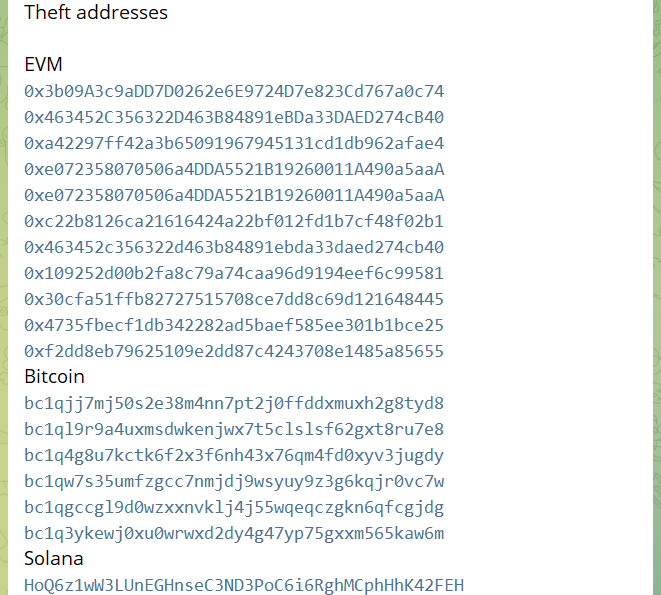 alamat pencuri Trust Wallet