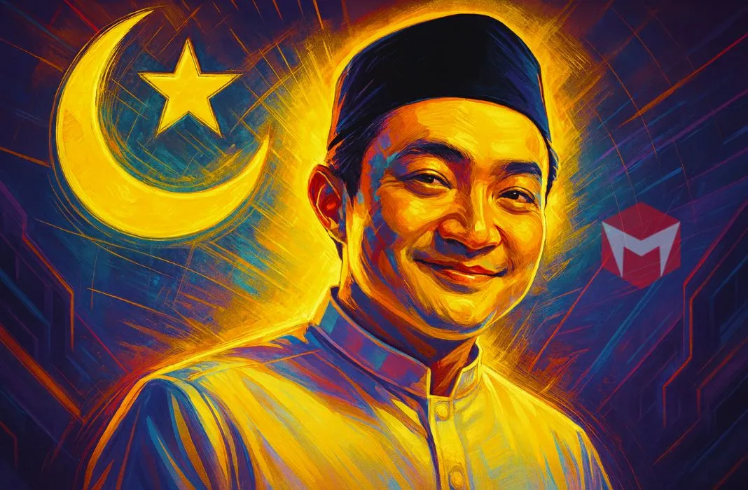 justin sun masuk islam ikut shalat di pakistan