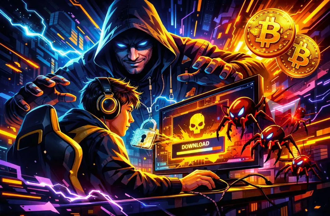 malware crypto mengintai gamer virus ancaman siber