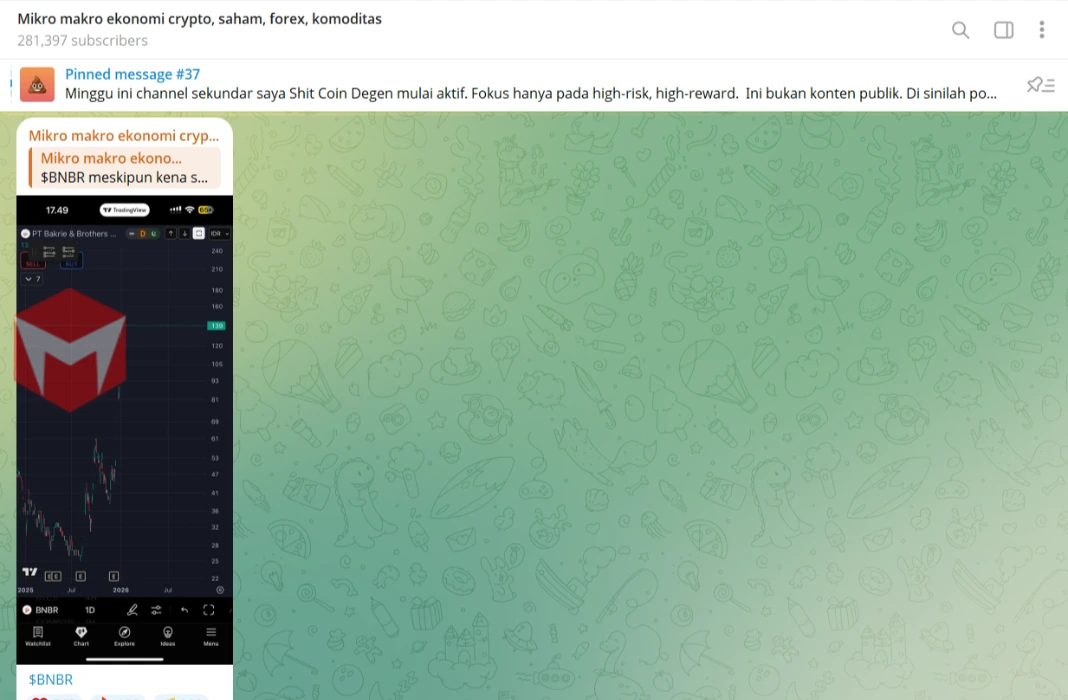 Channel Telegram Yudo Sadewa