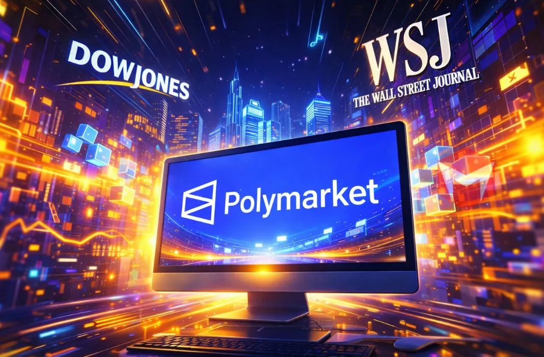 Data pasar prediksi polymarket wsj dow jones