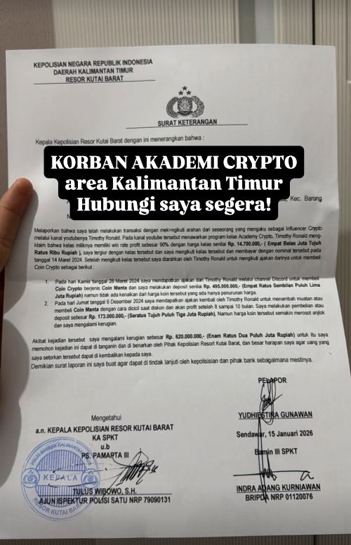 Dokumen Laporan Penipuan Timothy Ronald - Billylee.28