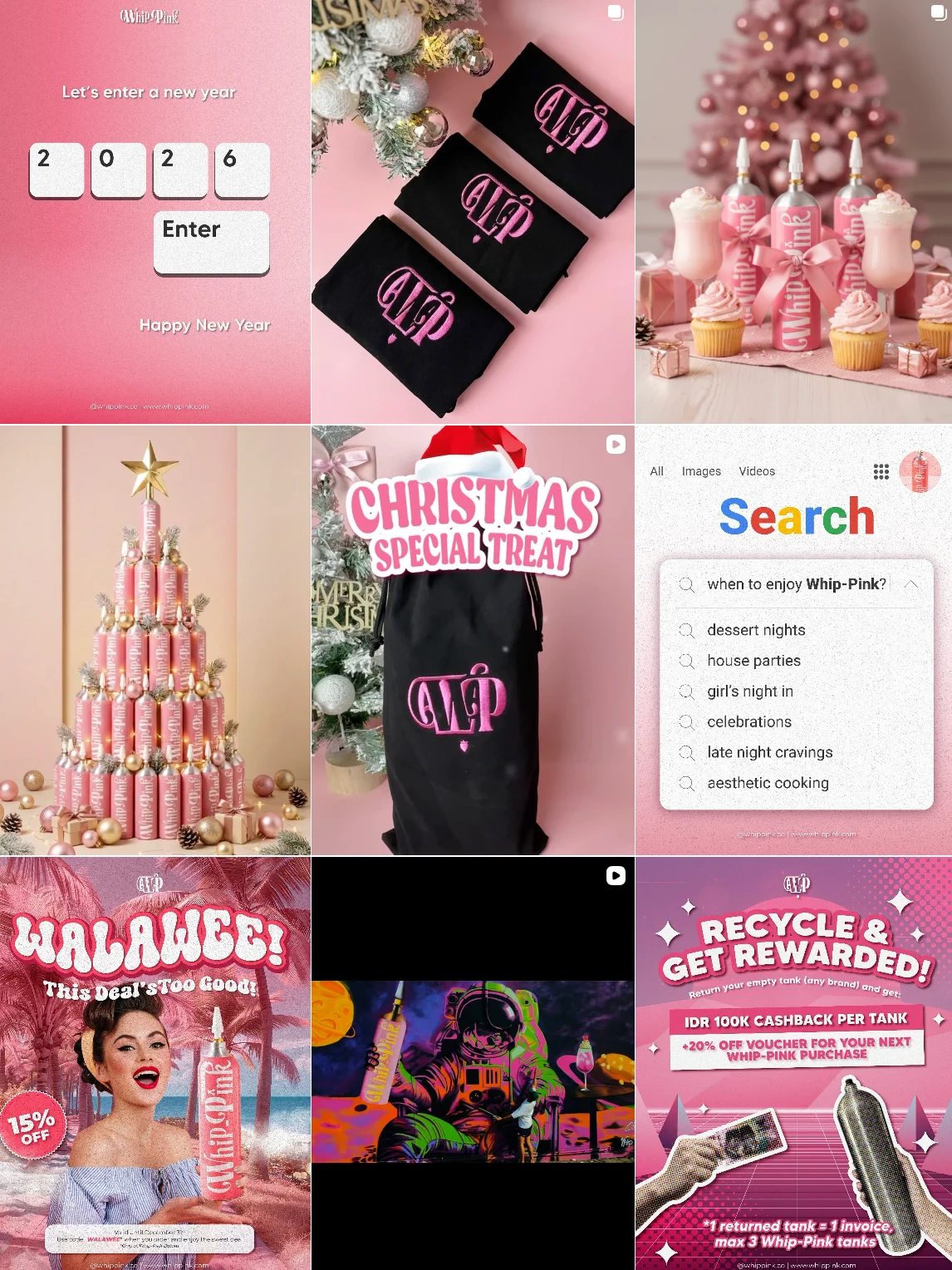 Feed Instagram Whip Pink